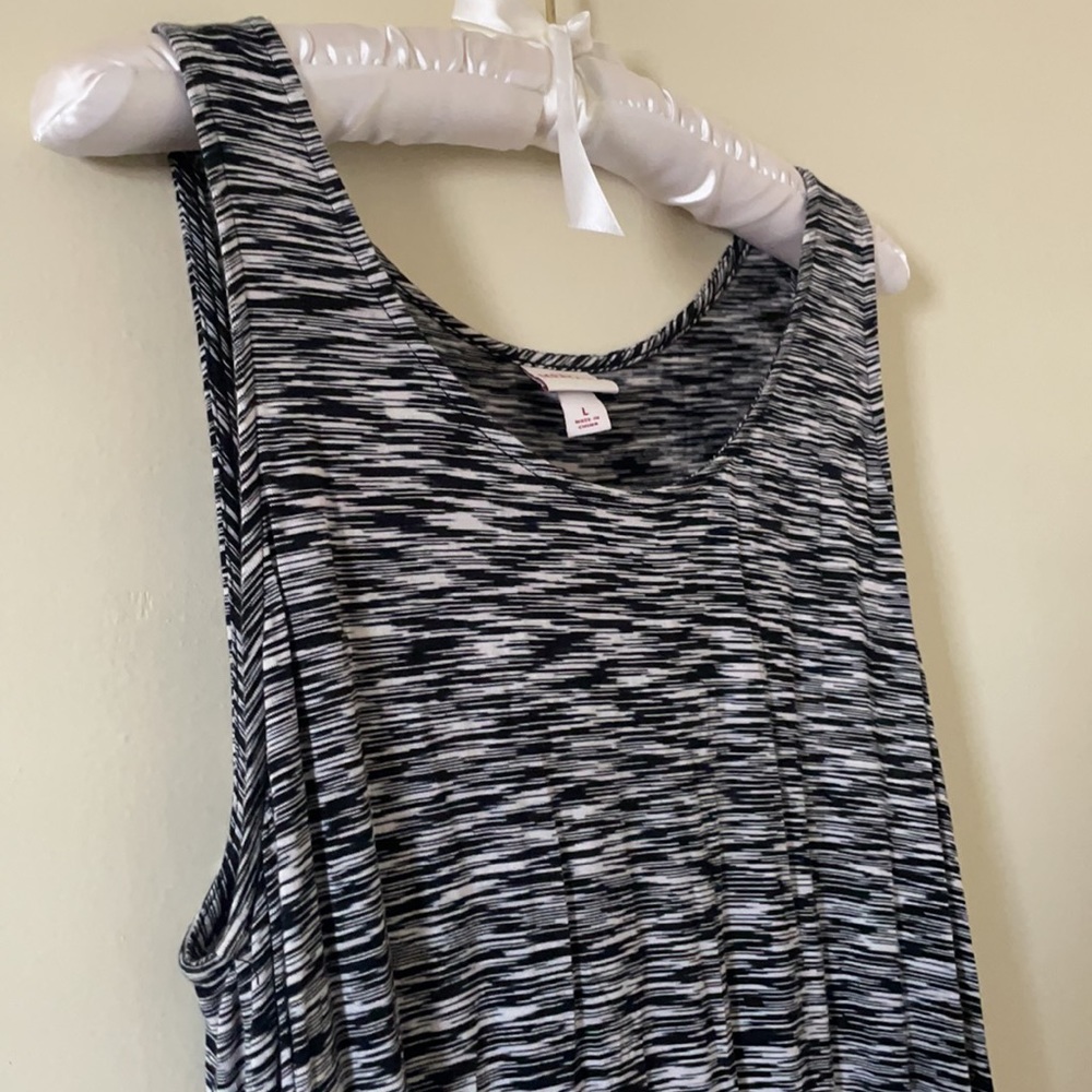 Black & White Maxi Dress